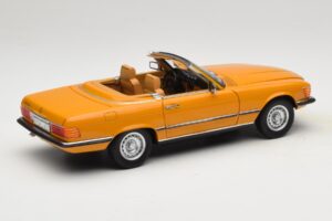 Mercedes 450 SL R107 Cayenne Orange Norev 1:18 183350 Kovina – slika 4 od 10