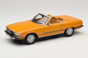 Mercedes 450 SL R107 Cayenne Orange Norev 1:18 183350 Kovina