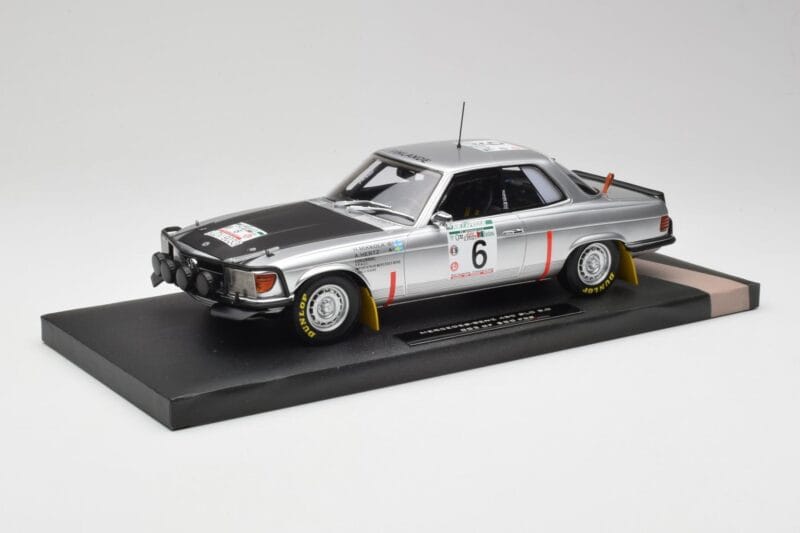 Mercedes 450 SLC 5.0 C107 Hertz #6 H. Mikkola Rally Bandama 1979 Winner Minichamps 1:18 107793206 Smola