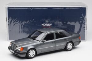 Mercedes 500 E W124 Pearl Siv Norev 1:18 183946 Kovina – slika 8 od 8