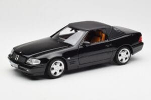 Mercedes SL 500 R129 Črn Norev 1:18 183750 Kovina – slika 3 od 10