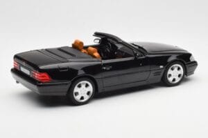 Mercedes SL 500 R129 Črn Norev 1:18 183750 Kovina – slika 4 od 10