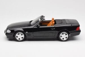 Mercedes SL 500 R129 Črn Norev 1:18 183750 Kovina – slika 5 od 10