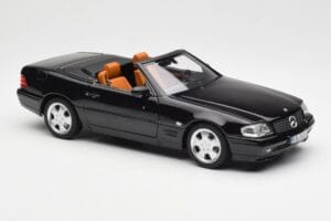 Mercedes SL 500 R129 Črn Norev 1:18 183750 Kovina – slika 8 od 10