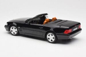 Mercedes SL 500 R129 Črn Norev 1:18 183750 Kovina – slika 9 od 10