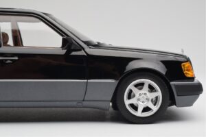 Mercedes 500E W124 Črn Omejena Serija Norev 1:18 183949 Kovina – slika 8 od 12