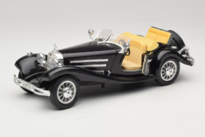 Mercedes 500K Roadster Črn Bburago 1:18 3020-P2 Kovina – slika 2 od 8