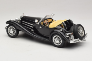 Mercedes 500K Roadster Črn Bburago 1:18 3020-P2 Kovina – slika 7 od 8