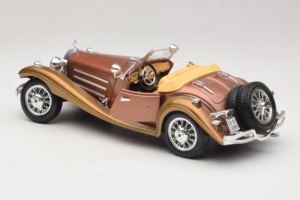 Mercedes 500K Roadster Baker Metallic Bburago 1:18 3020-P1 Kovina – slika 5 od 8