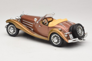 Mercedes 500K Roadster Baker Metallic Bburago 1:18 3020-P1 Kovina – slika 7 od 8