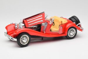Mercedes 500K Roadster Rdeč Bburago 1:18 3020 Kovina – slika 2 od 8