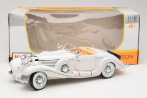 Mercedes 500K Special Roadster Bel Premiere Edition Maisto 1:18 536055 Kovina – slika 8 od 8