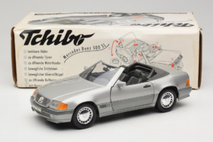 Mercedes 500SL R129 Srebrn Tchibo 1:18 TC001 Kovina – slika 8 od 8