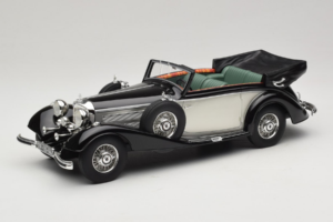 Mercedes 540K Kabriolet Črn Srebrn Cult Models 1:18 CML184-3 Kovina