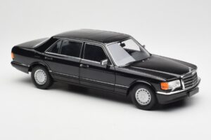 Mercedes 560 SEL W126 Črn Dealer Edition Norev 1:18 B66040599 Kovina – slika 6 od 8