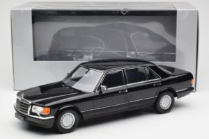 Mercedes 560 SEL W126 Črn Dealer Edition Norev 1:18 B66040599 Kovina – slika 8 od 8