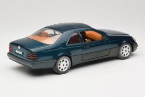 Mercedes 600 SEC C140 Zelena Majorette 1:18 4418 Kovina – slika 3 od 8