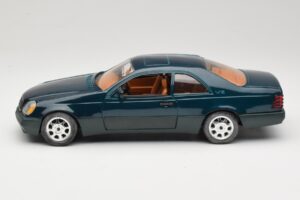 Mercedes 600 SEC C140 Zelena Majorette 1:18 4418 Kovina – slika 4 od 8