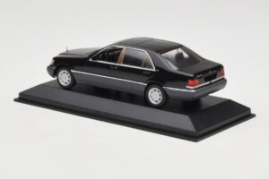 Mercedes 600 SEL W140 Black Metallic Minichamps 1:43 940035400 Kovina – slika 3 od 4