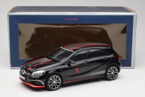 Mercedes A-Class W176 AMG Črn Norev 1:18 183596 Kovina – slika 8 od 8