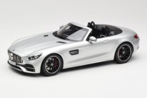 Mercedes AMG GT C Roadster R190 Srebrna Norev 1:18 183453 Kovina