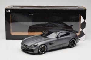 Mercedes AMG GT R C190 Mat Siv Metalik Minichamps 1:18 155036026 Kovina – slika 6 od 6