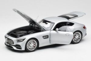 Mercedes AMG GT S C190 Designo Iridium Srebrna Magno Norev 1:18 B66960485 Kovina – slika 2 od 8