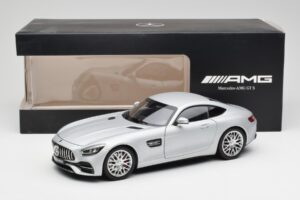 Mercedes AMG GT S C190 Designo Iridium Srebrna Magno Norev 1:18 B66960485 Kovina – slika 8 od 8