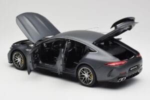 Mercedes AMG GT 63 S X290 Aero Package Designo Selenite Siv Magno Norev 1:18 B66961038 Kovina – slika 5 od 8