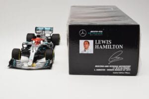 Mercedes AMG Petronas Motorsport W10 #44 L. Hamilton Winner Monaco GP 2019 Minichamps 1:18 110190644 Kovina – slika 6 od 6