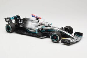Mercedes AMG Petronas W10 #44 L. Hamilton Winner British GP 2019 Minichamps 1:18 110191044 Kovina – slika 4 od 6