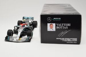 Mercedes AMG Petronas W10 #77 V. Bottas 3rd Place Monaco GP 2019 Minichamps 1:18 110190677 Kovina – slika 6 od 6