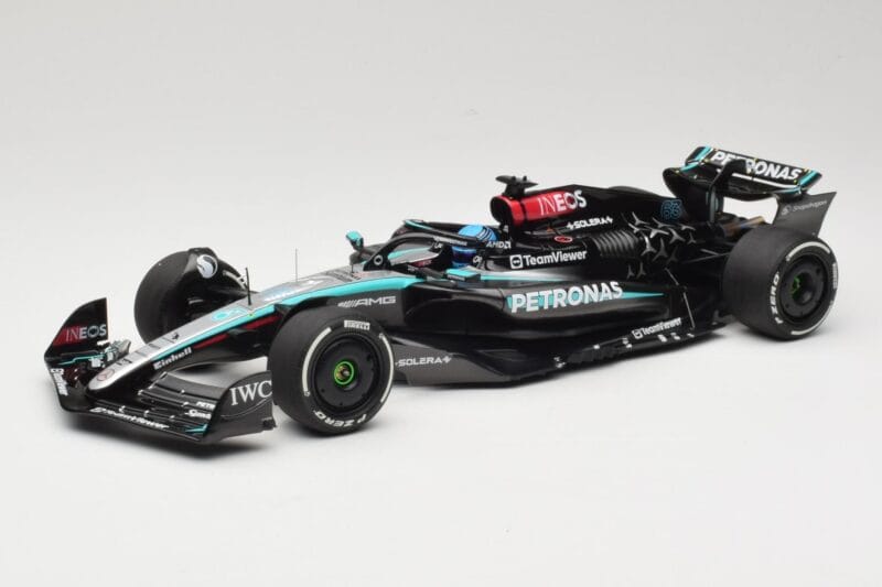 Mercedes AMG Petronas W15 E Performance #63 G. Russell Winner Austrian GP 2024 Minichamps 1:18 110241163 Kovina
