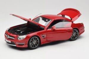 Mercedes AMG SL 63 R231 Rdeča Maisto 1:18 36199 Kovina – slika 2 od 8