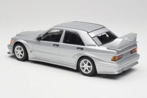 Mercedes 190E W201 2.5-16 EVO 2 Astral Srebrna Metallic Minichamps 1:18 155036101 Kovina – slika 5 od 6