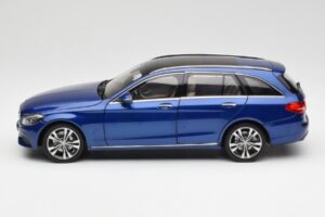 Mercedes C-Class S205 T-Modell Brilliant Modra Metalik Norev 1:18 B66960257 Kovina – slika 4 od 8