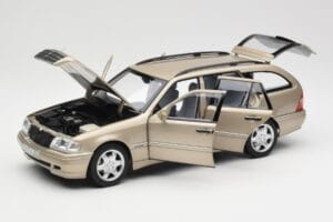 Mercedes C-Class T-Model W202 Smoke Silver Norev 1:18 183388 Kovina – slika 2 od 8