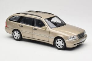 Mercedes C-Class T-Model W202 Smoke Silver Norev 1:18 183388 Kovina – slika 6 od 8