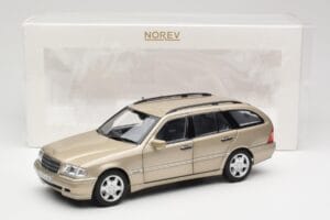 Mercedes C-Class T-Model W202 Smoke Silver Norev 1:18 183388 Kovina – slika 8 od 8