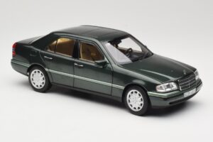 Mercedes C-Class W202 Malachite Green Norev 1:18 183372 Kovina – slika 4 od 8