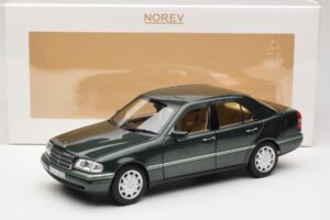 Mercedes C-Class W202 Malachite Green Norev 1:18 183372 Kovina – slika 8 od 8