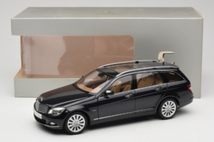 Mercedes C-Class W204 Estate Obsidian Black AUTOart 1:18 B66962349 Kovina – slika 8 od 8