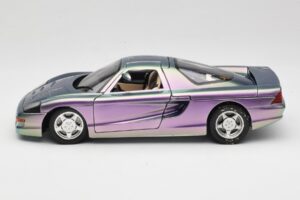 Mercedes C112 Vijolična Guiloy 1:18 GI001 Kovina – slika 4 od 8