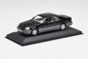 Mercedes C140 600 SEC Črn Minichamps 1:43 32600 Kovina – slika 2 od 4