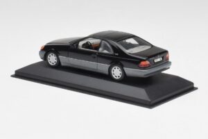 Mercedes C140 600 SEC Črn Minichamps 1:43 32600 Kovina – slika 3 od 4