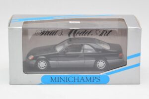 Mercedes C140 600 SEC Črn Minichamps 1:43 32600 Kovina – slika 4 od 4