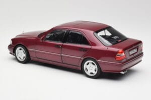 Mercedes AMG C36 W202 Almandine Rdeč Norev 1:18 B66040706 Kovina – slika 7 od 8