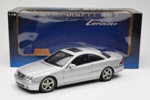 Mercedes CL500 C215 Lorinser Silver Metallic AUTOart 1:18 70121 Kovina – slika 8 od 8