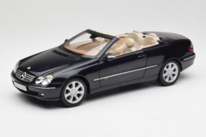 Mercedes CLK 500 W209 Kabriolet Temno Moder Metalik Kyosho 1:18 B66962174 Kovina