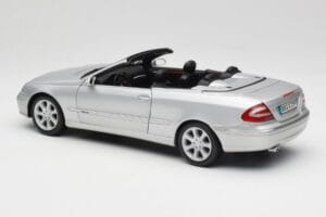 Mercedes CLK 500 Kabriolet Elegance A209 Srebrna Kyosho 1:18 B66962172 Kovina – slika 7 od 8